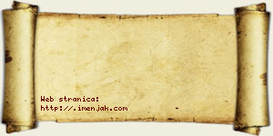 Janoš Bošković vizit kartica